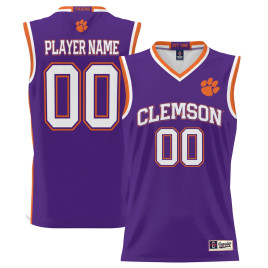 Men's - Clemson Tigers ProSphere NIL Customize Purple College Basketball Jersey