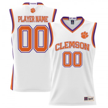Men's - Clemson Tigers ProSphere NIL Customize White College Basketball Jersey