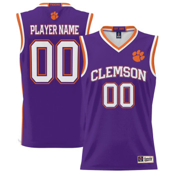 Men's - Clemson Tigers ProSphere NIL Customize Purple College Basketball Jersey
