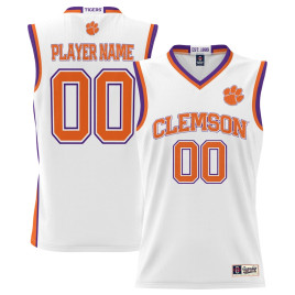 Men's - Clemson Tigers ProSphere NIL Customize White College Basketball Jersey