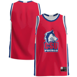 Men's - Colorado State Pueblo Thunderwolves Red College Basketball Jersey