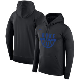 Men's - Duke Blue Devils Nike Drop Circuit Pullover Black College Basketball Hoodie