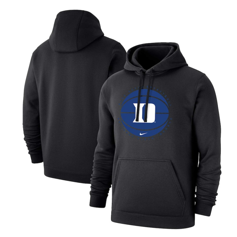 Men's - Duke Blue Devils Nike Pullover Black College Basketball Hoodie Men's - Duke Blue Devils Nike Pullover Black College Basketball Hoodie