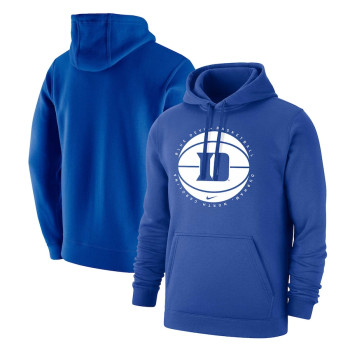 Men's - Duke Blue Devils Nike Pullover Royal College Basketball Hoodie