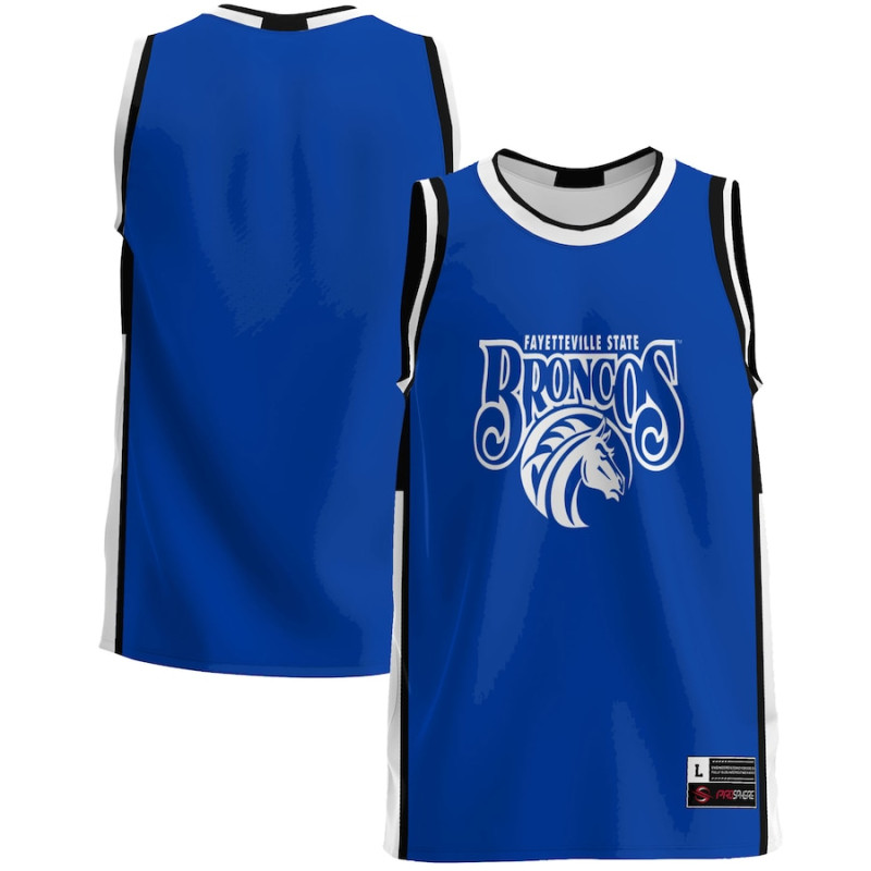 Men's - Fayetteville State Broncos Blue College Basketball Jersey Men's - Fayetteville State Broncos Blue College Basketball Jersey