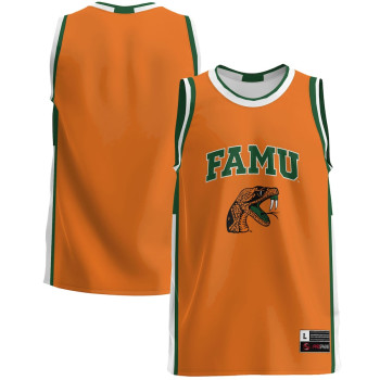 Men's - Florida A&M Rattlers Orange College Basketball Jersey