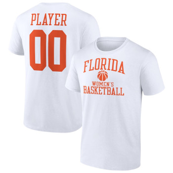 Women's Florida Gators Customize NIL Gameday Tradition White College Basketball T-Shirt