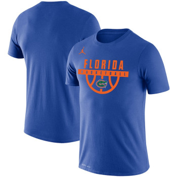 Men's - Florida Gators Jordan Brand Drop Legend Performance Royal College Basketball T-Shirt