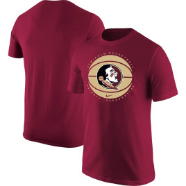 Men's - Florida State Seminoles Nike Logo Garnet College Basketball T-Shirt
