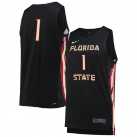 Men's - Florida State Seminoles Nike Replica Black College Basketball Jersey