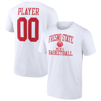 Men's - Fresno State Bulldogs Customize NIL Gameday Tradition White College Basketball T-Shirt