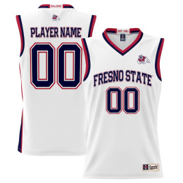Youth Fresno State Bulldogs ProSphere NIL Customize White College Basketball Jersey Youth Fresno State Bulldogs ProSphere NIL Customize White College Basketball Jersey