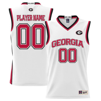 Men's - Georgia Bulldogs ProSphere NIL Customize White College Basketball Jersey