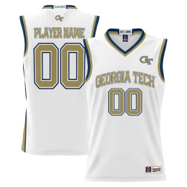 Youth Georgia Tech Yellow Jackets ProSphere NIL Customize White College Basketball Jersey