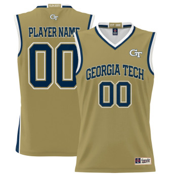 Women's Georgia Tech Yellow Jackets ProSphere NIL Customize Gold College Basketball Jersey