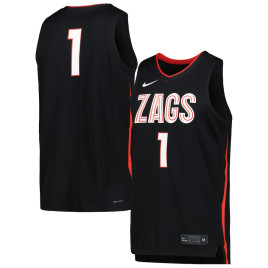 Men's - Gonzaga Bulldogs Nike Icon Replica Black College Basketball Jersey