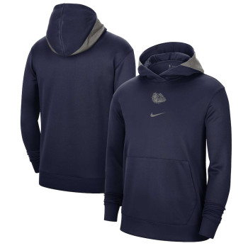 Men's - Gonzaga Bulldogs Nike Team Spotlight Performance Pullover Navy College Basketball Hoodie