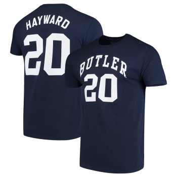 Men's - Gordon Hayward Butler Bulldogs Original Retro Brand Alumni College Basketball Jersey Navy College Basketball T-Shirt