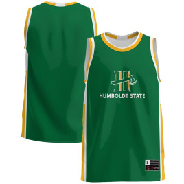 Men's - Humboldt State Jacks Green College Basketball Jersey