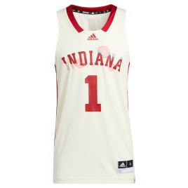 Men's - Indiana Hoosiers adidas Honoring Black Excellence Replica Cream College Basketball Jersey