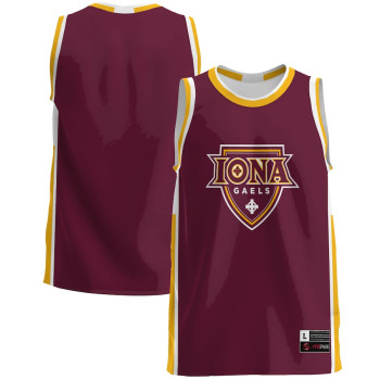 Men's - Iona University Gaels Maroon College Basketball Jersey