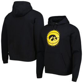 Men's - Iowa Hawkeyes Nike Pullover Black College Basketball Hoodie