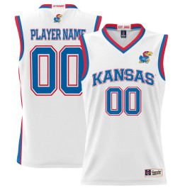 Men's - Kansas Jayhawks ProSphere NIL Customize White College Basketball Jersey