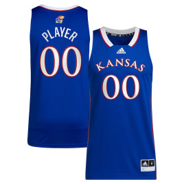 Women's Kansas Jayhawks adidas Customize NIL Royal College Basketball Jersey