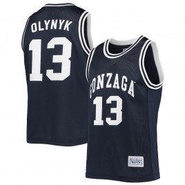 Men's - Kelly Olynyk Gonzaga Bulldogs Original Retro Brand Alumni Commemorative Classic Navy College Basketball Jersey