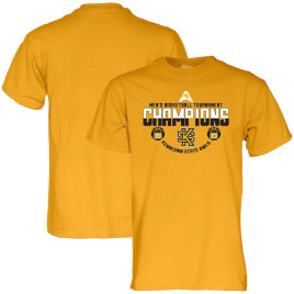 Men's - Kennesaw State Owls Blue 84 2023 ASUN Conference Tournament Champions Gold College Basketball T-Shirt