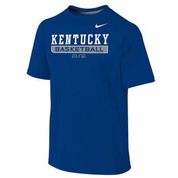 Youth Kentucky Wildcats Nike Legend Practice Performance Royal College Basketball T-Shirt