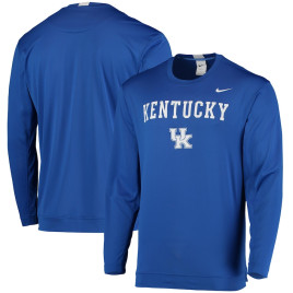 Men's - Kentucky Wildcats Nike 2021-22 Team Spotlight Performance Long Sleeve Top - Royal