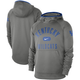 Men's - Kentucky Wildcats Nike Spotlight Performance Raglan Pullover Gray College Basketball Hoodie
