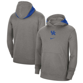Men's - Kentucky Wildcats Nike Team Spotlight Performance Pullover Heather Gray College Basketball Hoodie Men's - Kentucky Wildcats Nike Team Spotlight Performance Pullover Heather Gray College Basketball Hoodie