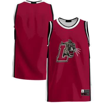 Men's - Lafayette College Leopards Maroon College Basketball Jersey