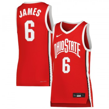 Youth LeBron James Ohio State Buckeyes Nike Replica Scarlet College Basketball Jersey