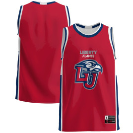 Men's - Liberty Flames Red College Basketball Jersey