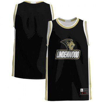 Men's - Lindenwood Lions Black College Basketball Jersey