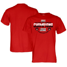 Men's - Louisiana Ragin' Cajuns Blue 84 2023 Sun Belt Conference Tournament Champions Cardinal College Basketball T-Shirt