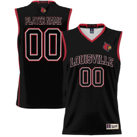 Men's - Louisville Cardinals ProSphere NIL Customize Black College Basketball Jersey