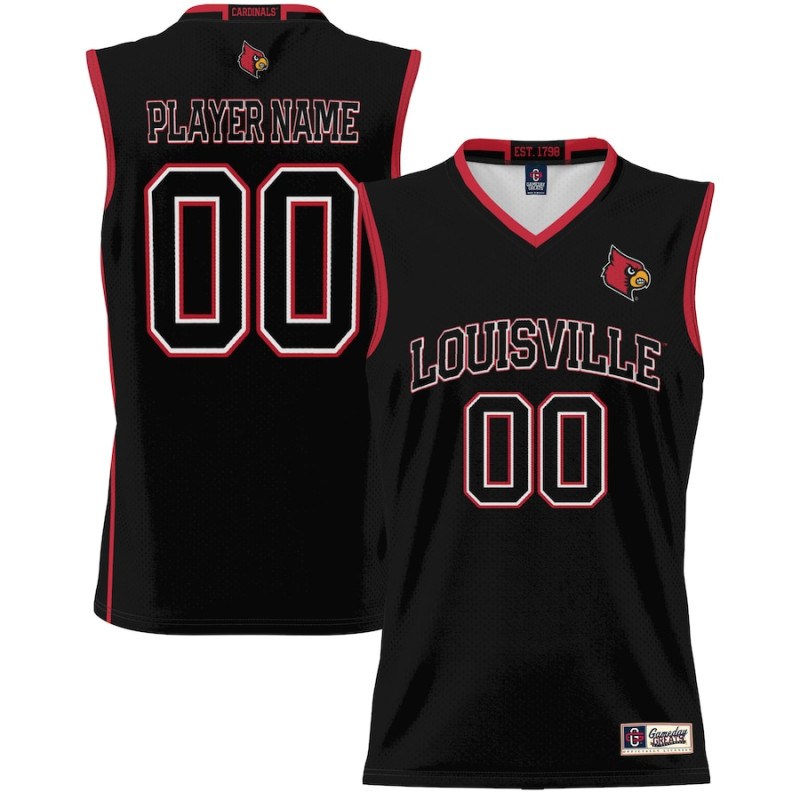 Men's - Louisville Cardinals ProSphere NIL Customize Black College Basketball Jersey Men's - Louisville Cardinals ProSphere NIL Customize Black College Basketball Jersey