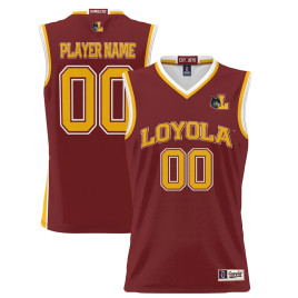 Women's Loyola Chicago Ramblers ProSphere NIL Customize Maroon College Basketball Jersey