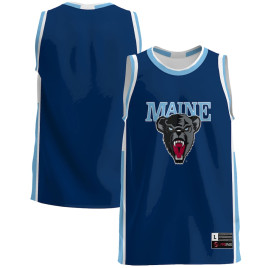 Men's - Maine Black Bears Navy College Basketball Jersey
