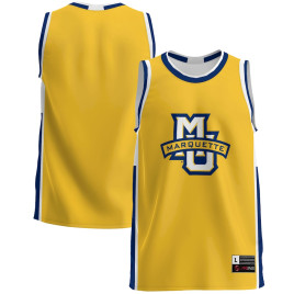 Men's - Marquette Golden Eagles Gold College Basketball Jersey