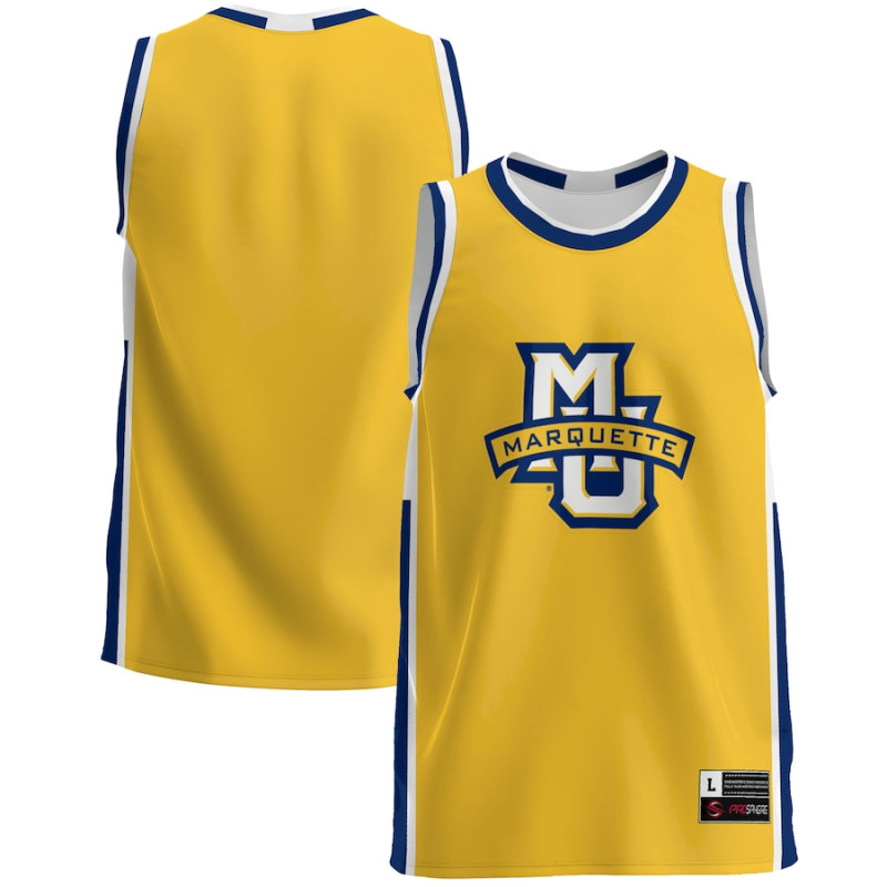 Men's - Marquette Golden Eagles Gold College Basketball Jersey Men's - Marquette Golden Eagles Gold College Basketball Jersey