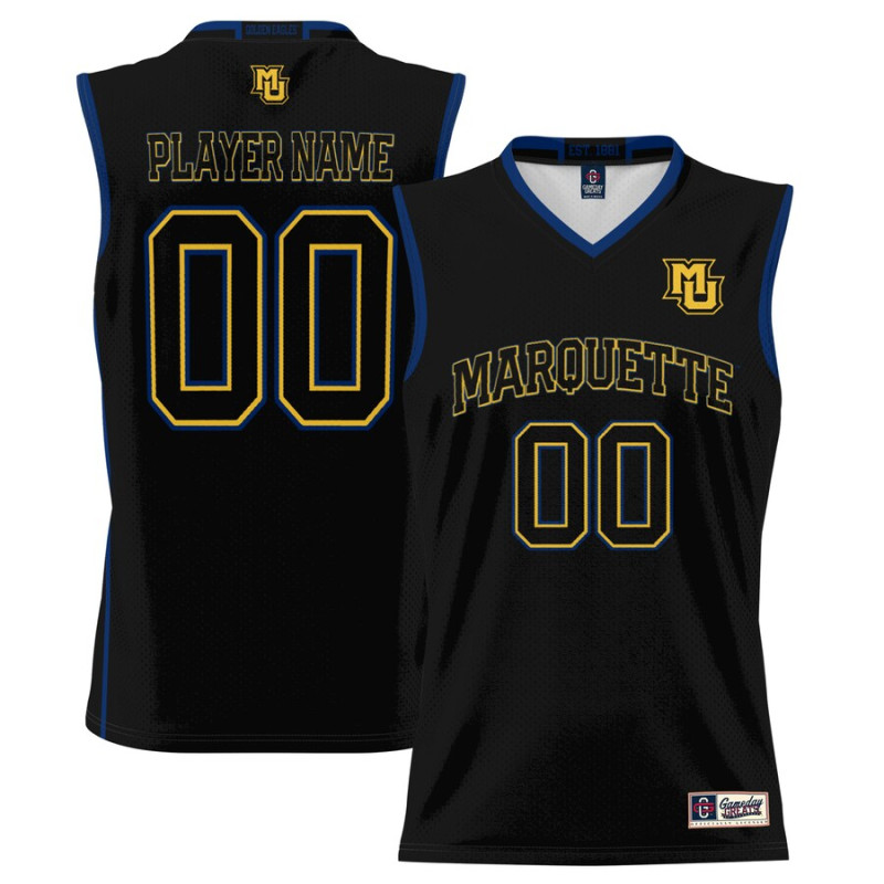Men's - Marquette Golden Eagles ProSphere NIL Customize Black College Basketball Jersey Men's - Marquette Golden Eagles ProSphere NIL Customize Black College Basketball Jersey
