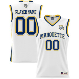 Youth Marquette Golden Eagles ProSphere NIL Customize White College Basketball Jersey