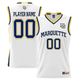 Men's - Marquette Golden Eagles ProSphere NIL Customize White College Basketball Jersey Men's - Marquette Golden Eagles ProSphere NIL Customize White College Basketball Jersey