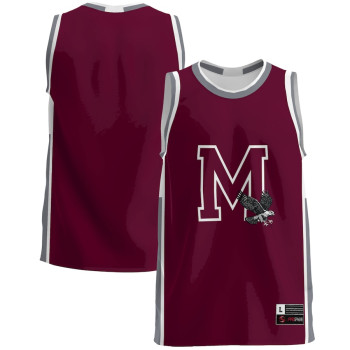 Men's - Maryland Eastern Shore Hawks Maroon College Basketball Jersey
