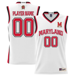 Men's - Maryland Terrapins ProSphere NIL Customize White College Basketball Jersey Men's - Maryland Terrapins ProSphere NIL Customize White College Basketball Jersey